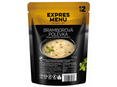 Bramborová polévka 2 porce