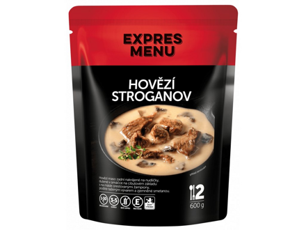 Hovězí Stroganov 2 porce