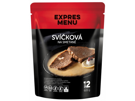 Svíčková na smetaně 2 porce