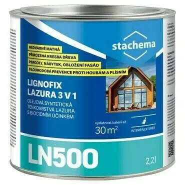 Stachema LN500 Lignofix lazura 3v1 2,2 l