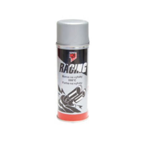 RACING barva na výfuky 400 ml stříbrná RACING barva na výfuky 400 ml stříbrná