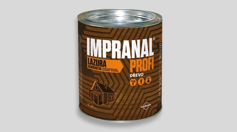 IMPRANAL Profi silnovrstvá lazura probarvená IMPRANAL Profi silnovrstvá lazura probarvená