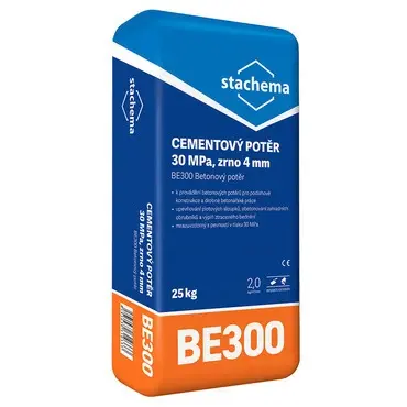 Stachema BE300 CHEMA BET Potěr 30 MPa 25 kg Stachema BE300 CHEMA BET Potěr 30 MPa 25 kg